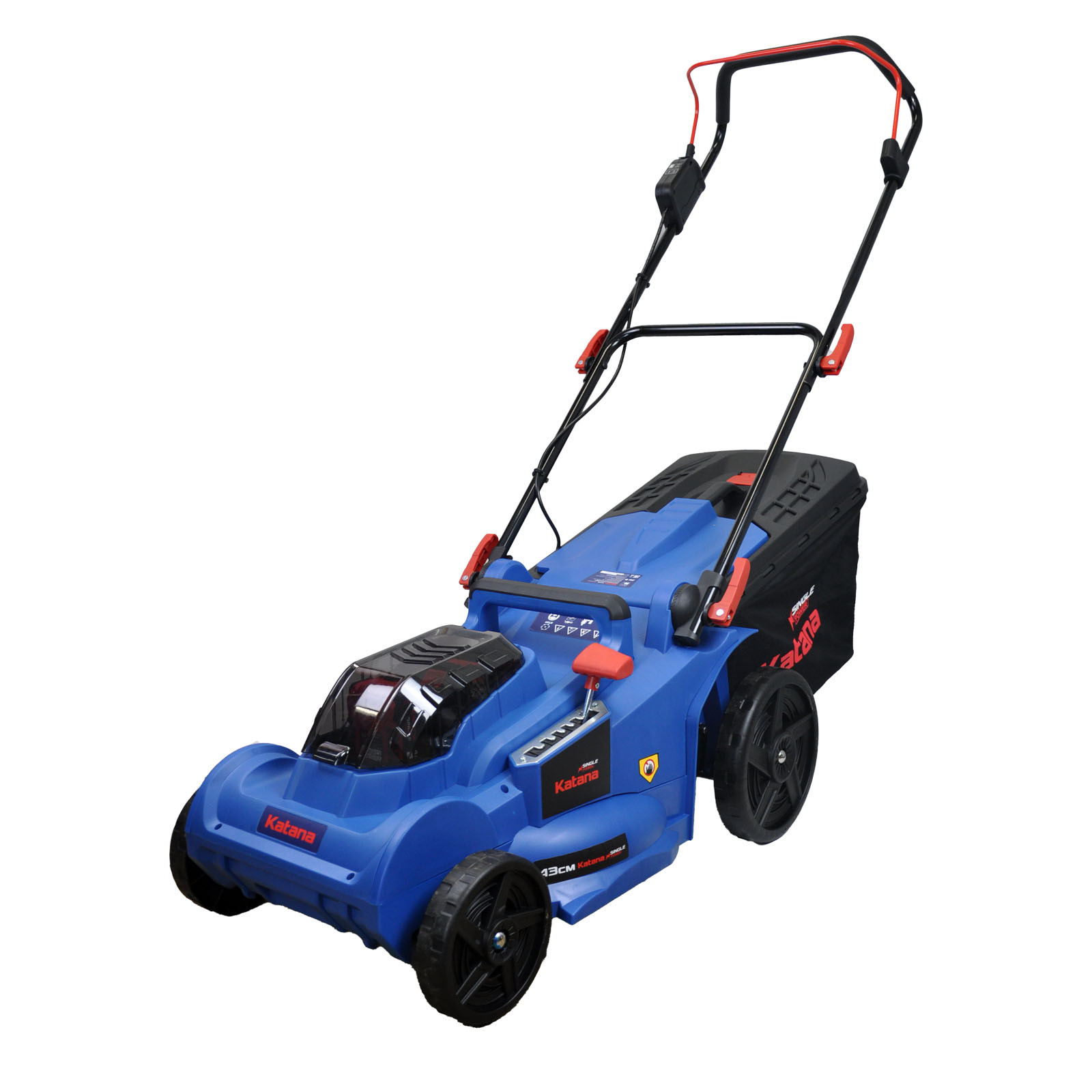 Газонокосилка аккумуляторная SKIPER KW430 (43см,21В,бесщёт.двиг,мульчирование,4А/ч*2акк*21В)