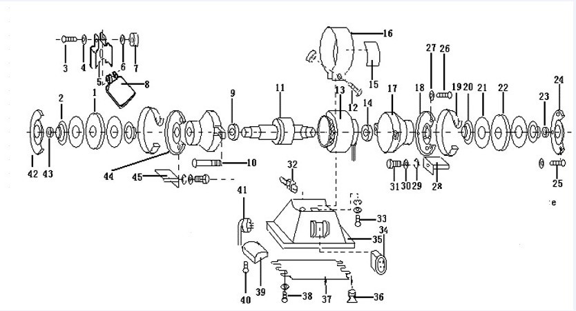 Схема Основная схема(SPEC BH2000-2100)